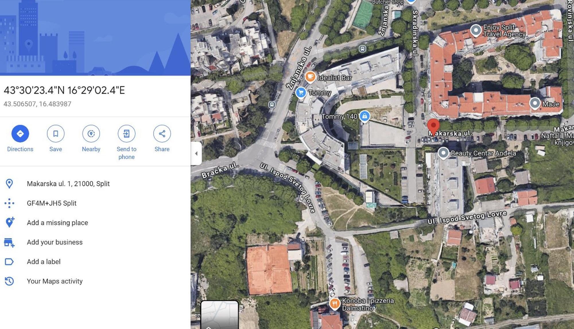 Sea View Znjan Daire Split Dış mekan fotoğraf